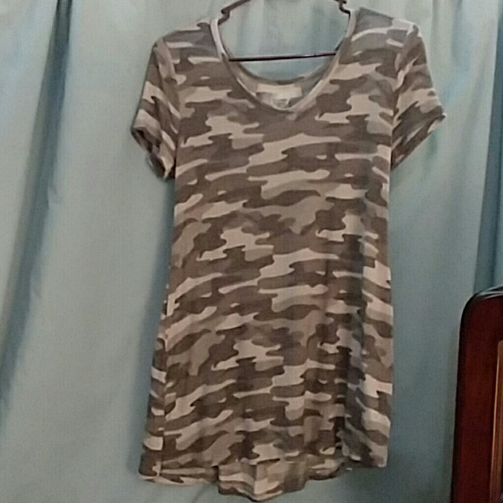 Maurices 24/7 Lace Up Back Tee